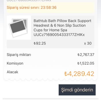 GittiGidiyor'da Ürün Siparişleri Problemi