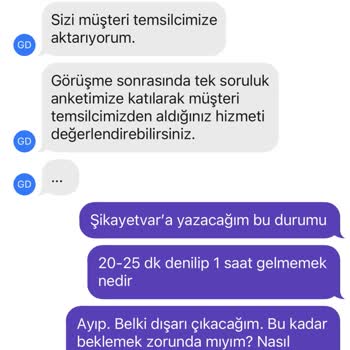Getir Verdiğim Siparişi Getirmiyor.