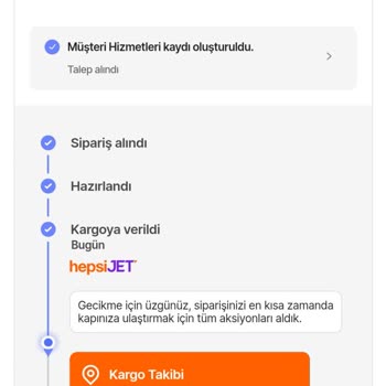 Hepsiburada Zamanında Teslim Edilmeyen Ürün