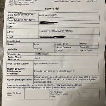 Asus Yetkili Servis Amatörlüğü