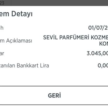 Sevil Parfümeri Kalıcılığı Ve Kokusu Olmayan Orijinal Diye Satılan Parfüm