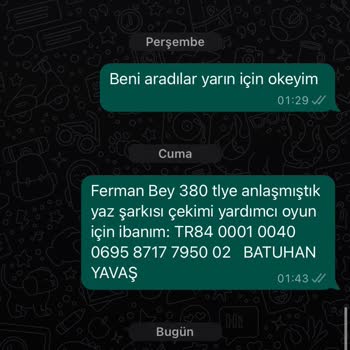 Cast34 / Cast Ajansı CAST34 Ajansı İnsanların Parasını Vermiyor