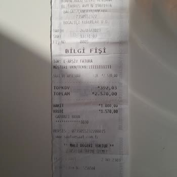 Saat & Saat Sahte Ve Bozuk Ürün