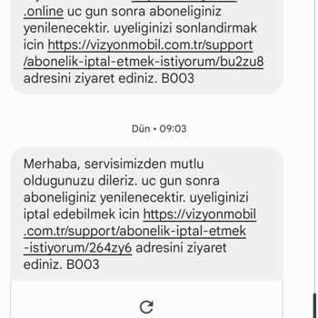 Vizyon Elektronik Para Fazla Fatura Gelmesi
