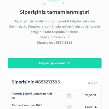 Eflatun Kılıf (eflatunkiliff) Ürünüm Hala Kargoya Verilmedi