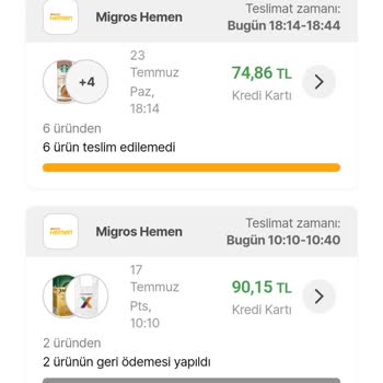 Hepsiburada Market Uygulamasındaki Mağazanın Teslimat Yapmaması
