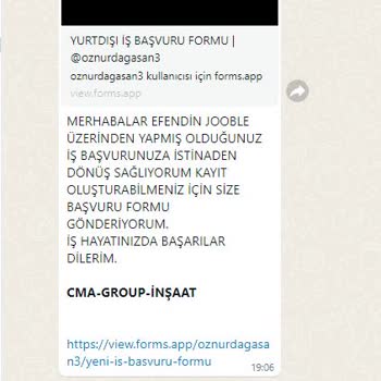 Cma Grup İnşaat Jooble Kişisel Verilerimin Korunması