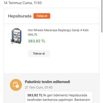 Hepsiburada Sorgusuz İade Yapıyor