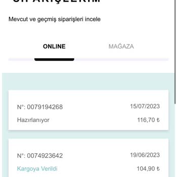 Watsons 1 Hafta Geçti Siparişim Kargoya Verilmedi