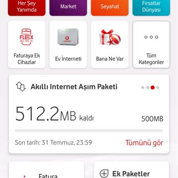 Vodafone Akıllı İnternet Aşım Paketi
