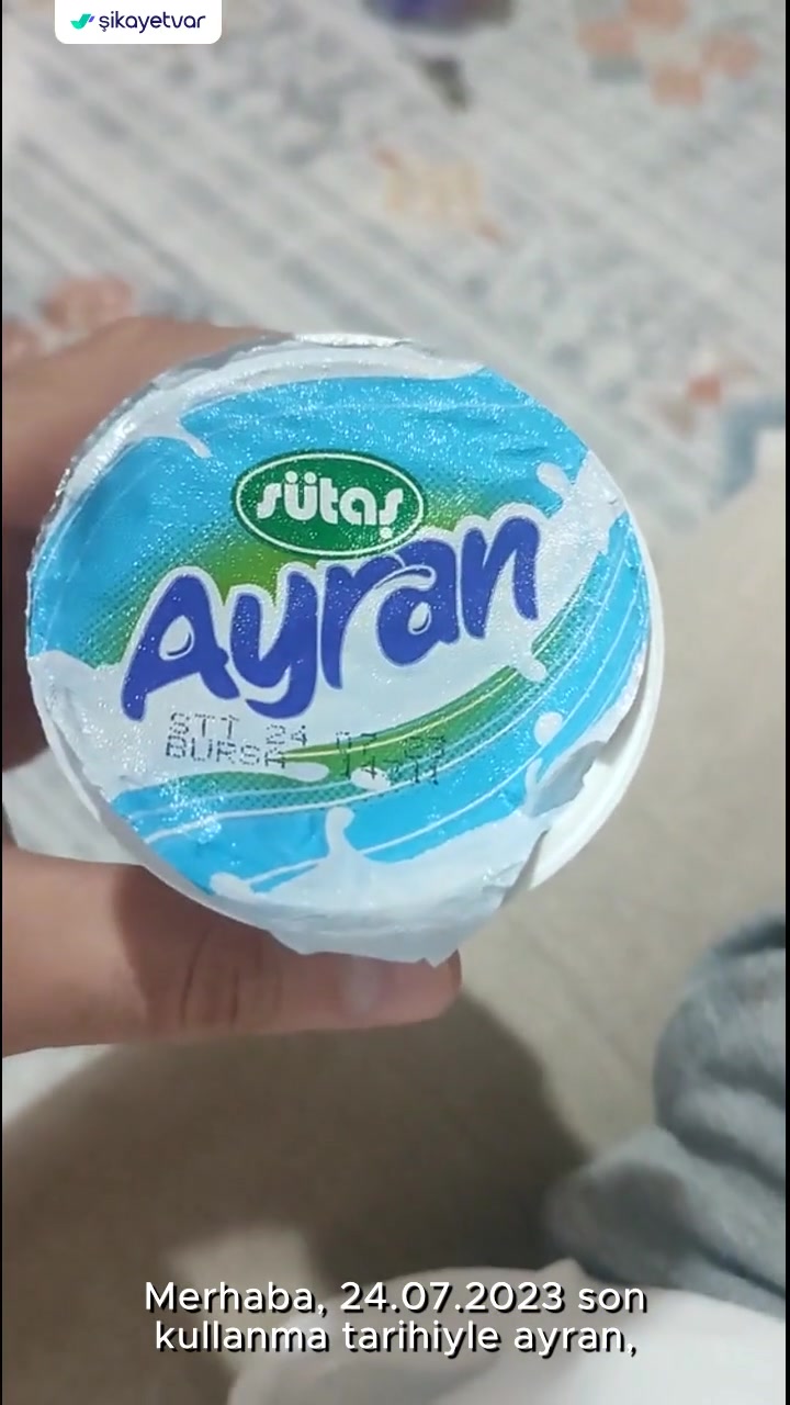 Küflü Sütaş Ayran videonun kapak resmi