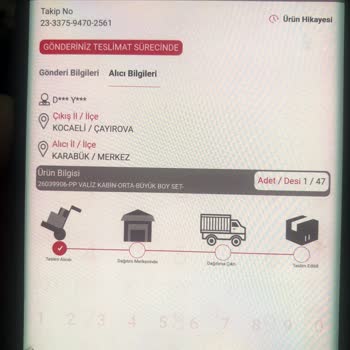 Horoz Lojistik Valiz Siparişi Verildi Ancak Kargo Gelmedi