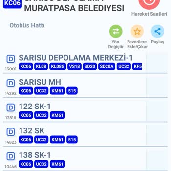 Antalya Büyükşehir Belediyesi Ulaşım Seferleri Hakkında