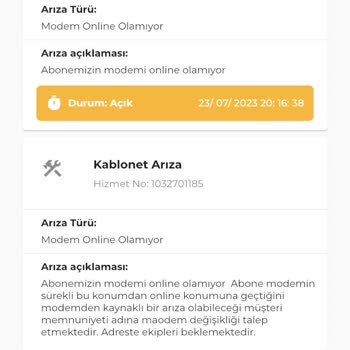 Kablo Net İnternet Ve Müşteri Hizmeti Sunmakta Sıkıntı Yaşıyor