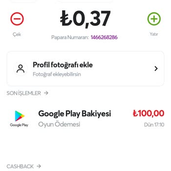 Google Play Parası Elime Ulaşmadı