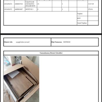 Bilkent Center Koçtaş'tan Alınan Banyo Dolabı Sorunu