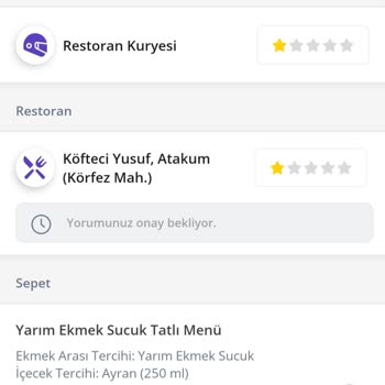 Köfteci Yusuf STT Geçmiş Ürün Gönderdi