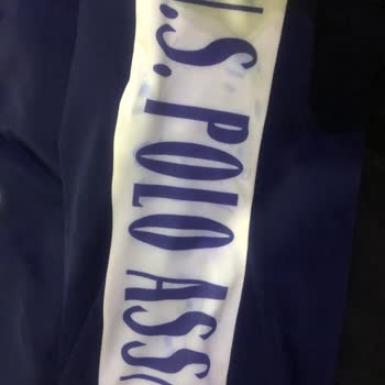 U. S. Polo Assn. Mayonun İlk Giymeyle Yazılarının Bulaşması