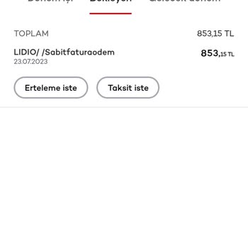 Lidio Ödeme Hizmetleri MTV İçin Ödememin İptalini İstiyorum!