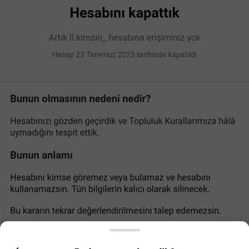 Instagram Hesabım Spamdan Kapatıldı!