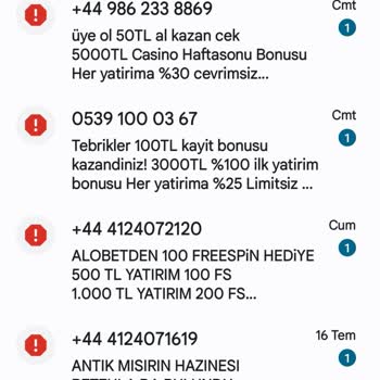 Vodafone Spam Mesaj Sorunu