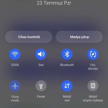Samsung A71 Telefonum Uçak Modu Kapalı İken Silik Mavi Takılı Kalıyor