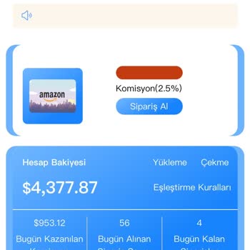 Amazon Görevler Yaparken Paramı Geri Çekemiyorum