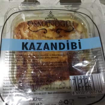 BİM Osmanoğlu Kazandibi Tatlısı Son Kullanma Tarihi Sorunu