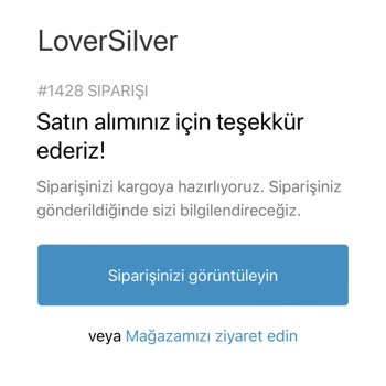 Loversilver.com Alışveriş Sorunu