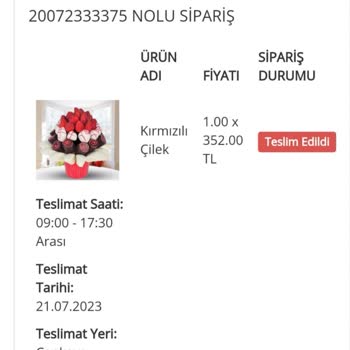 Meyvesepeti.com Ürünün Bozuk Şekilde Teslim Edilmesi