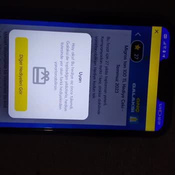 Turkcell Migros 100 TL Hediyesinin Verilmemesi