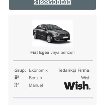 Wish Car Rental Araç Kiralama Mağduriyeti