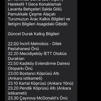 Turlasana Tur İptali Ve Mağduriyeti