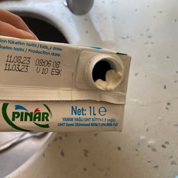 Bozuk Pınar Süt ve Zehirlenme