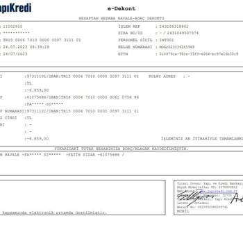 Yapı Kredi Yatırım Hisse Senedi Habersiz Kesinti