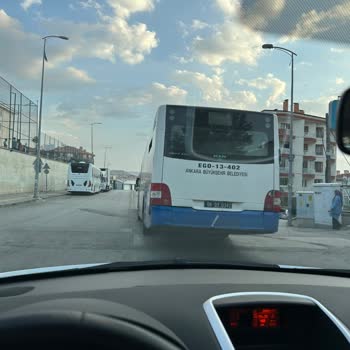 EGO Genel Müdürlüğü Arabama Çarpıp Kaçan 06dy0342