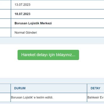 Borusan Lojistik 13 Gündür Hareket Etmeyen Ürün