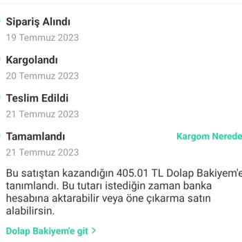 Dolap Hesabı Para Aktarma Sorunu!