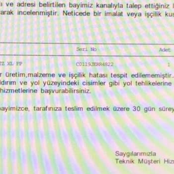 Goodyear 0 Lastik Hatalı Ürün Red Yedi