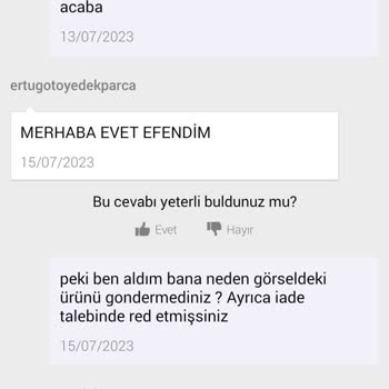 N11 Yanlış Gönderilen Ürünü İade Almıyorlar