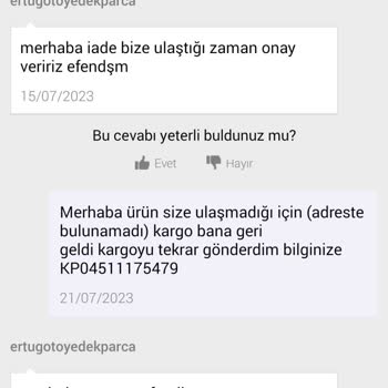 N11 Yanlış Gönderilen Ürünü İade Almıyorlar