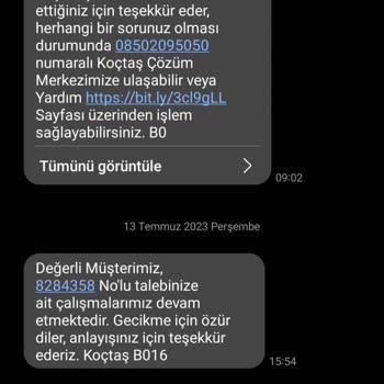 Koçtaş 2 Aydır Ürünü Teslim Etmiyor!