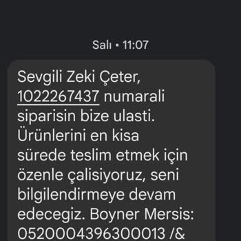 Boyner Siparişim Kargolanmadı Mağdur Edildim
