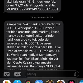 VakıfBank KMH Faiz Artışı Hk