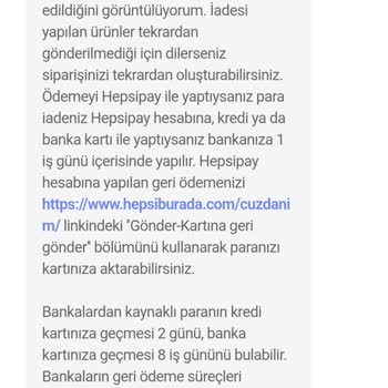 Hepsiburada Müşteri Hizmetleri Yardımcı Olamıyor