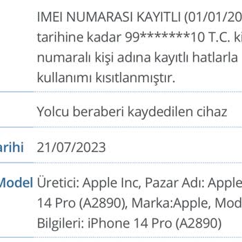 BTK (Bilgi Teknolojileri ve İletişim Kurumu) Şebeke Yok Uyarısı