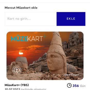 Müze Kartım Gelmedi