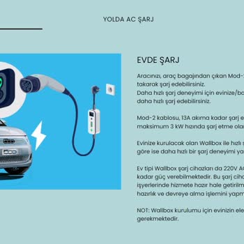 Otokoç Fiat 500E Verilmeyen Şarj Aleti