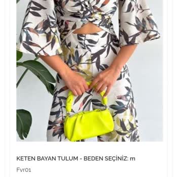 Butik Nefes/kombin Butik 'in Geri Göndermediği Tulum