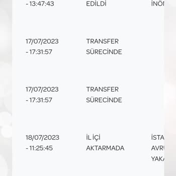 PTT Kargo Sultangazi PTT Dagıtım Sorumsuzluğu